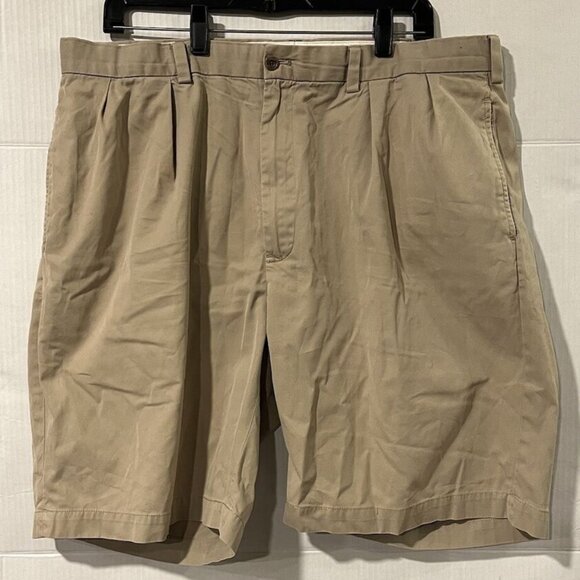 Polo Golf Ralph Lauren Fairway Cotton 38 Tan Flat Front Khaki Short - Picture 4 of 5